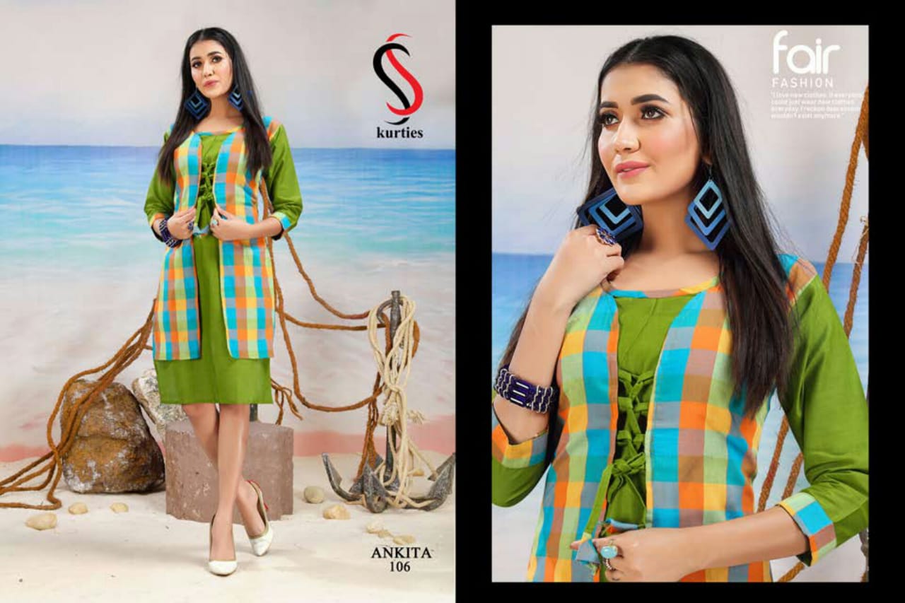 SS Ankita Handloom Cotton Printed Kurti Collection